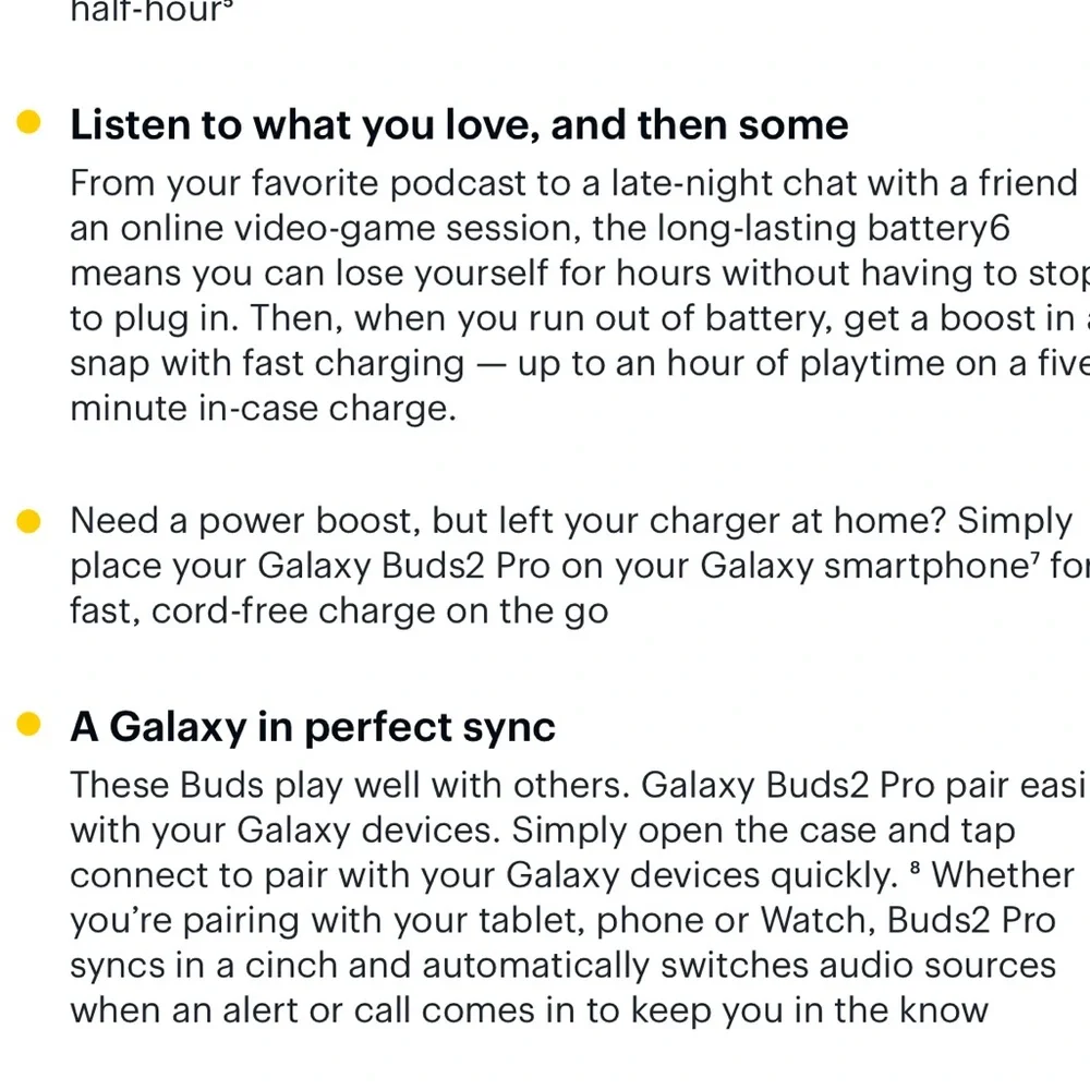 Samsung Galaxy Buds2 Pro - Black